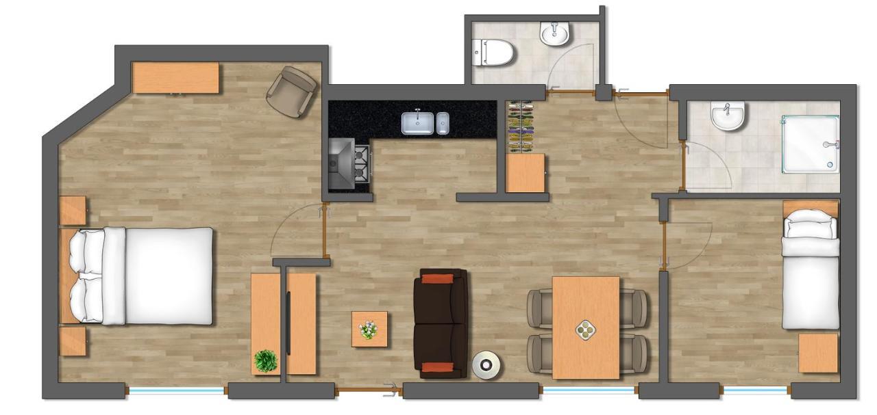 דירות שרונס Haus Kleiner Turm מראה חיצוני תמונה